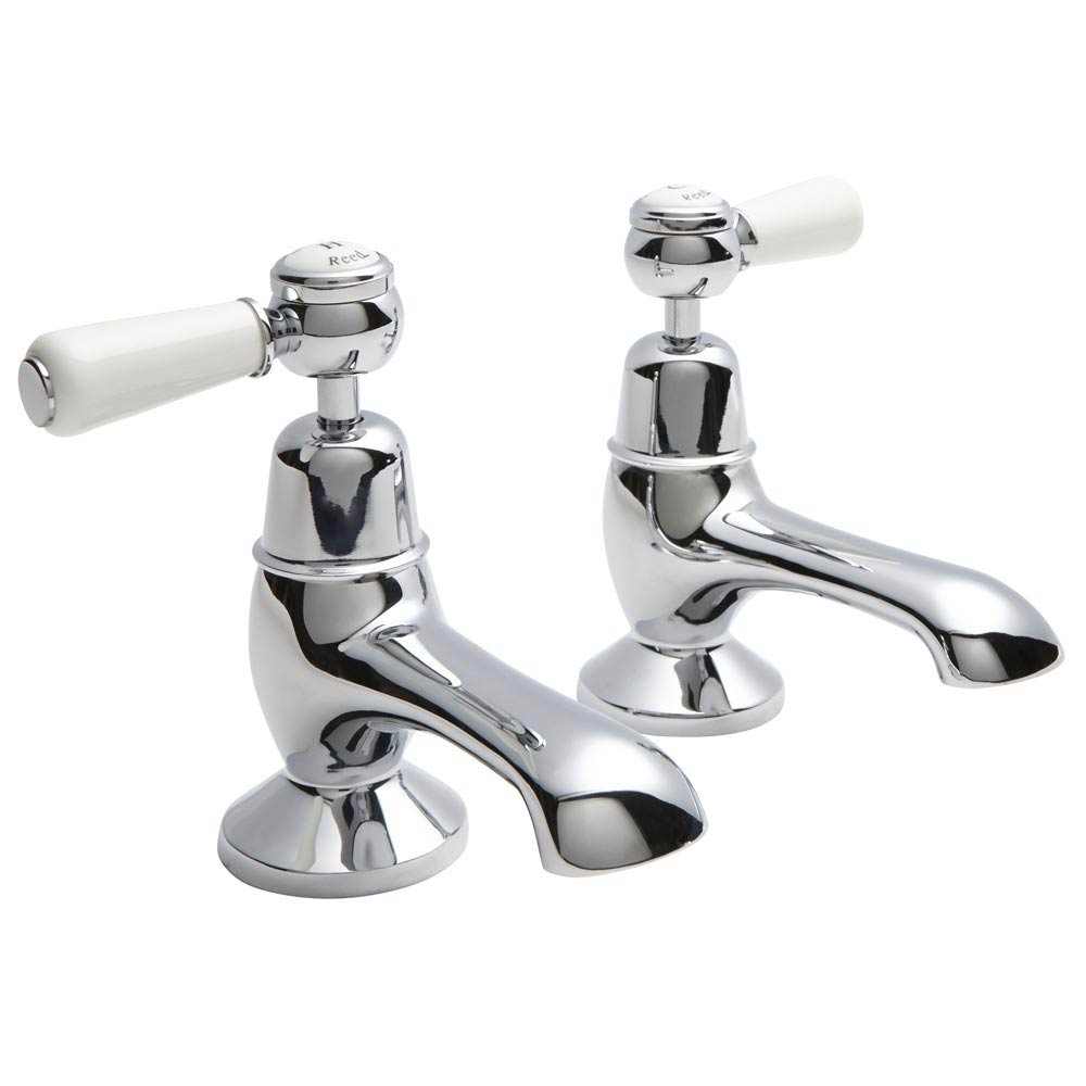 Hudson Reed Topaz Traditional Lever Pair Bath Taps - Chrome - BC302DL