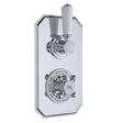Hudson Reed Topaz Twin Concealed Dual Handle Shower Valve - Chrome - T