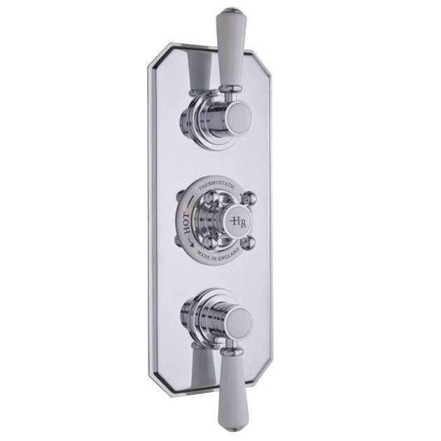 Hudson Reed Topaz Concealed Triple Handle Shower Valve - Chrome - TSVT