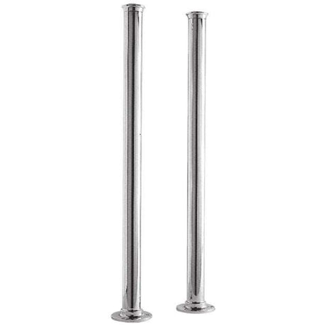 Hudson Reed Traditional Floor Mounted Bath Tap Standpipes 660mm x 40mm - Chrome - DA311