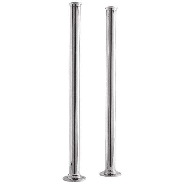 Hudson Reed Traditional Floor Mounted Bath Tap Standpipes 660mm x 40mm - Chrome - DA311 - TAP 'N' SHOWER