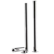 Hudson Reed Traditional Floor Mounted Bath Legs with Adjustable Shrouds - Chrome - DA314