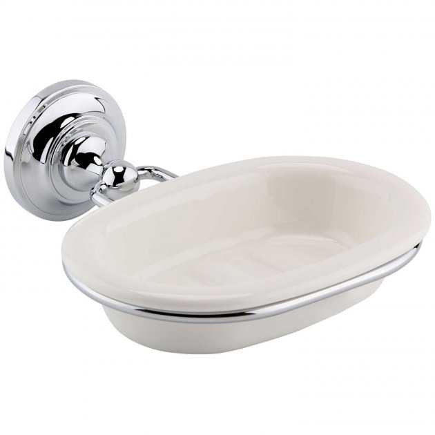 Hudson Reed Traditional Wall Mount Soap Dish - Chrome - LH303 - TAP 'N' SHOWER