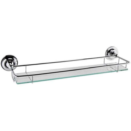 Hudson Reed Traditional Wall Mount Gallery Shelf - Chrome - LH305