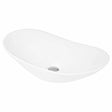 Hudson Reed Vessel Sit-On 0 Tap Hole Countertop Basin 615mm Wide - White - NBV159