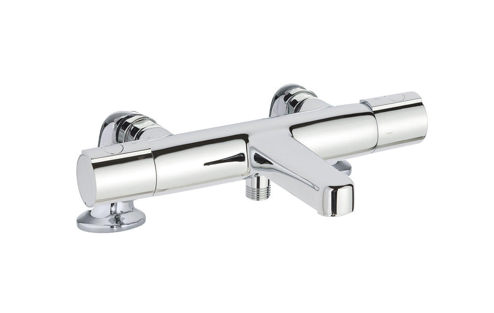 JTP Hugo Deck Mounted Thermostatic Bath Shower Mixer Without Kit - Chrome - 29657DM