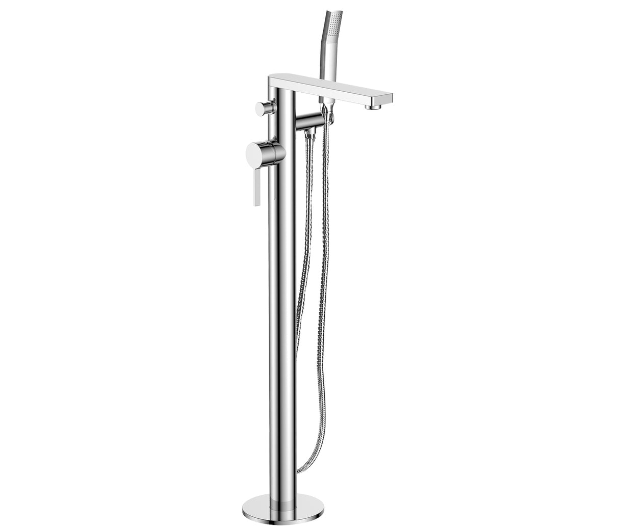 JTP Hugo Floor Mounted Bath Shower Mixer - Chrome - 71534 - TAP 'N' SHOWER