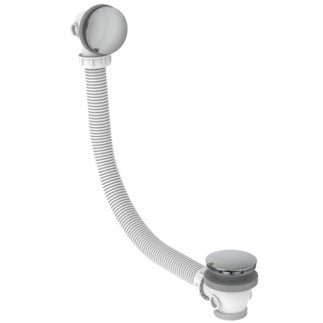Ideal Standard 1 1/2" Bath Clicker Waste And Overflow - Chrome - E1484AA - TAP 'N' SHOWER