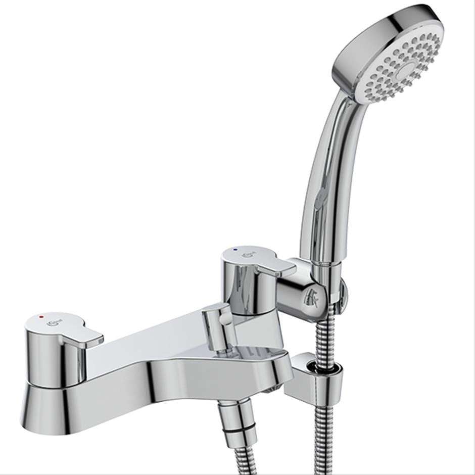 Ideal Standard Calista Modern Chrome Bath Shower Mixer with Kit - B115