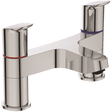 Ideal Standard Ceraflex Dual Control Two Hole Deck Mounted Bath Filler - Chrome - B1824AA - TAP 'N' SHOWER