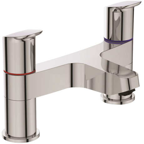 Ideal Standard Ceraflex Dual Control Two Hole Deck Mounted Bath Filler - Chrome - B1824AA - TAP 'N' SHOWER