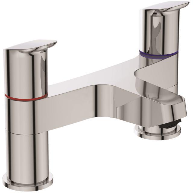 Ideal Standard Ceraflex Dual Control Two Hole Deck Mounted Bath Filler - Chrome - B1824AA - TAP 'N' SHOWER