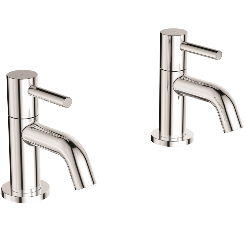 Ideal Standard Ceraline Chrome Basin Pillar Taps - BC184AA - TAP 'N' SHOWER