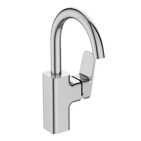 Ideal Standard Ceraplan Chrome Single Lever High Spout Basin Mixer - BD245AA - TAP 'N' SHOWER