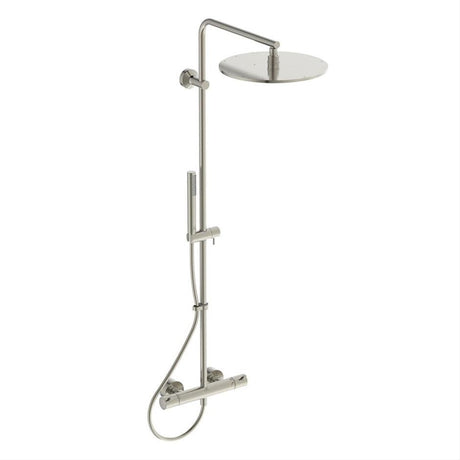 Ideal Standard Ceratherm T125 Exposed Thermostatic Shower - Silver Storm - A7594GN - TAP 'N' SHOWER