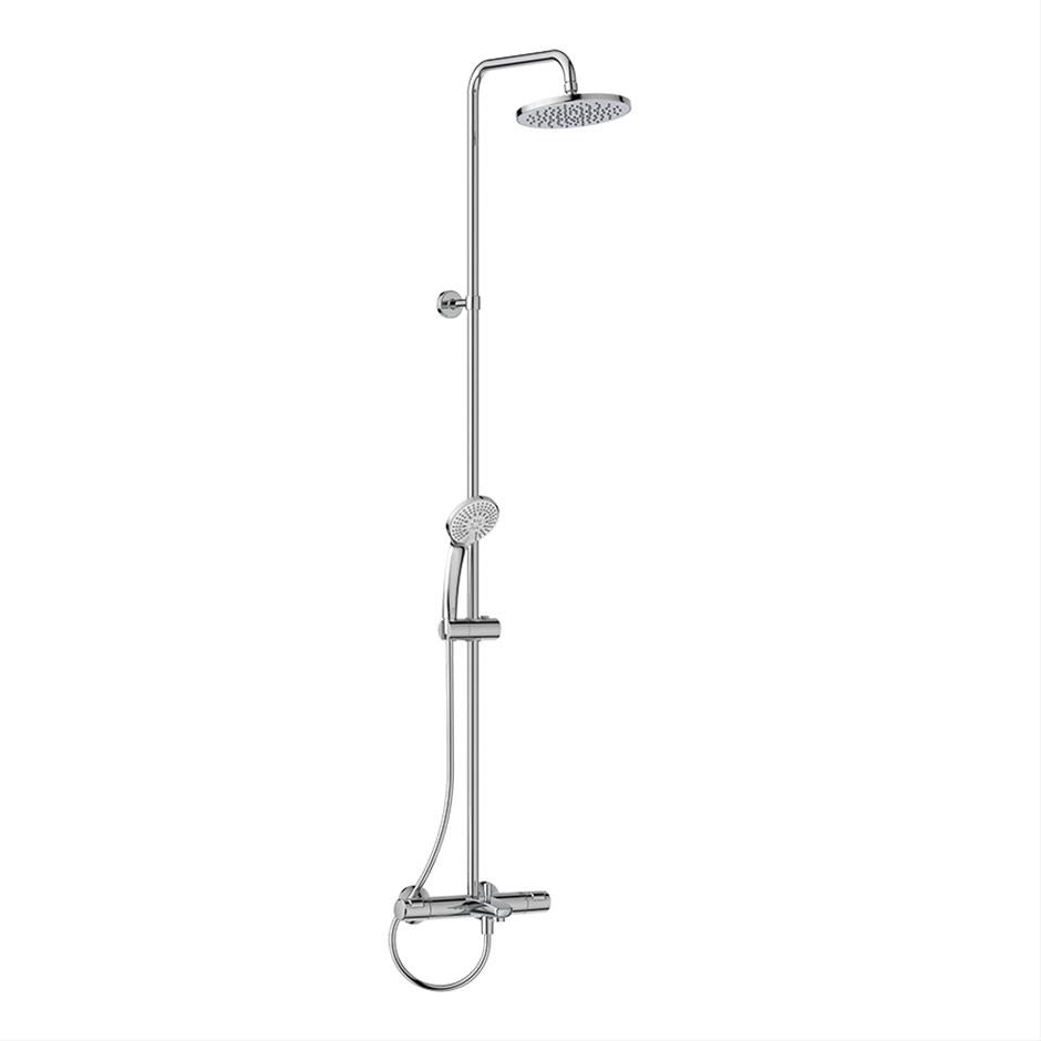 Ideal Standard Ceratherm T25 Exposed Thermostatic Bath Shower - Chrome - A7590AA - TAP 'N' SHOWER