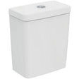 Ideal Standard Concept Cube White Close Coupled 6/4 Litre Cistern - E785901 - TAP 'N' SHOWER