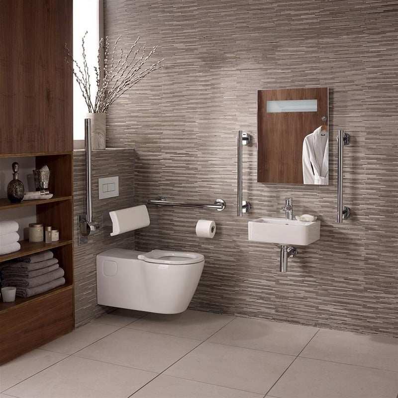 Ideal Standard Concept White Wall Hung Disabled Toilet and 400mm Basin
