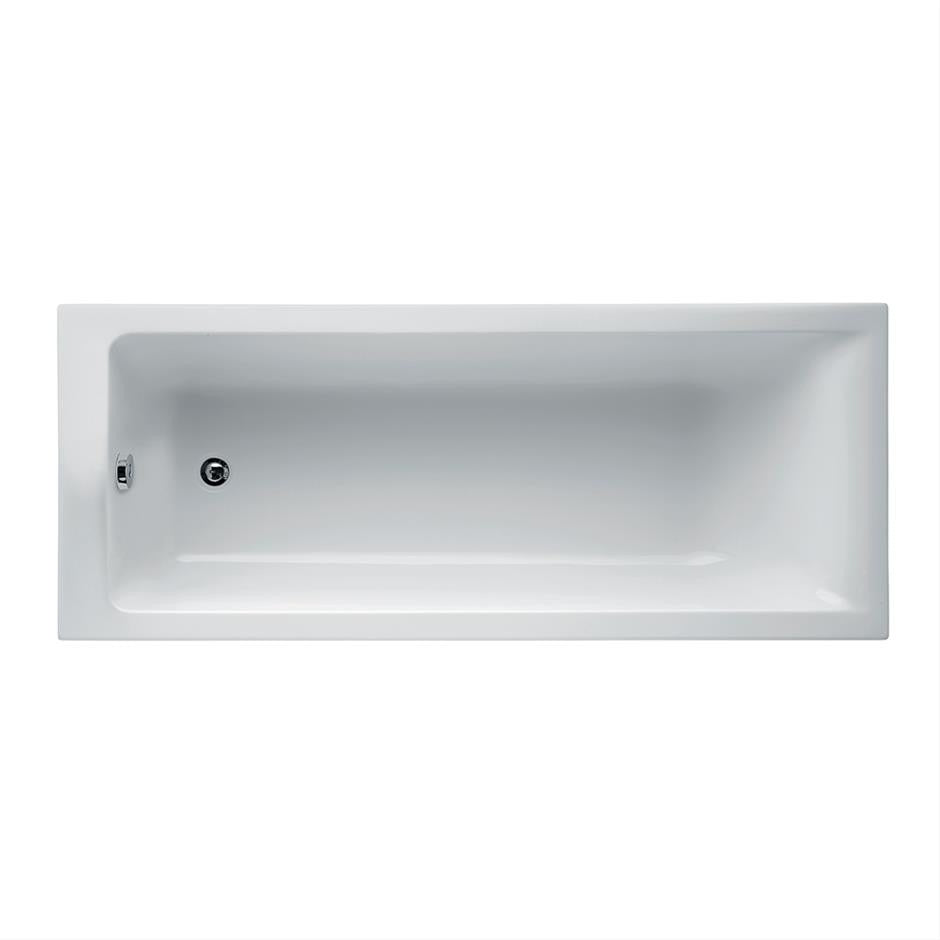 Ideal Standard Concept No Tapholes dealform Plus+ Rectangular Bath 180 X 80cm - E154201 - TAP 'N' SHOWER