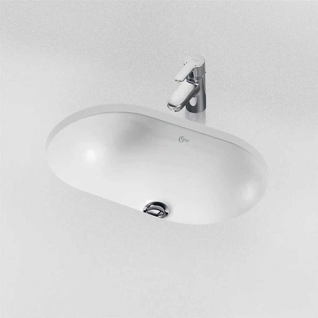 Ideal Standard Concept Oval 480mm Wide Under-Countertop Basin - E50180