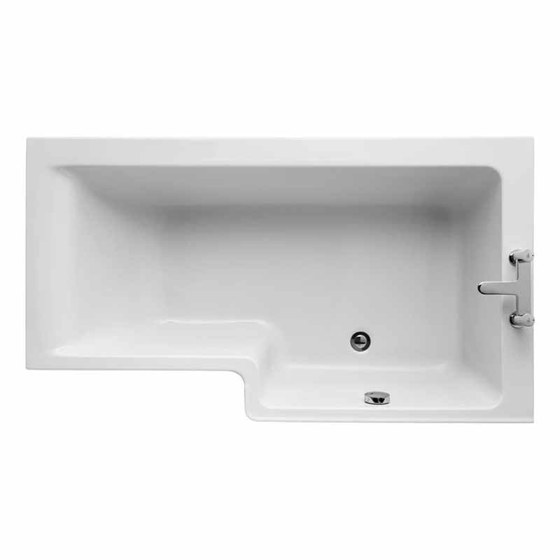 Ideal Standard Concept Space Idealform Plus+ Right Hand Shower Bath 1500x850mm - White - E049601 - TAP 'N' SHOWER