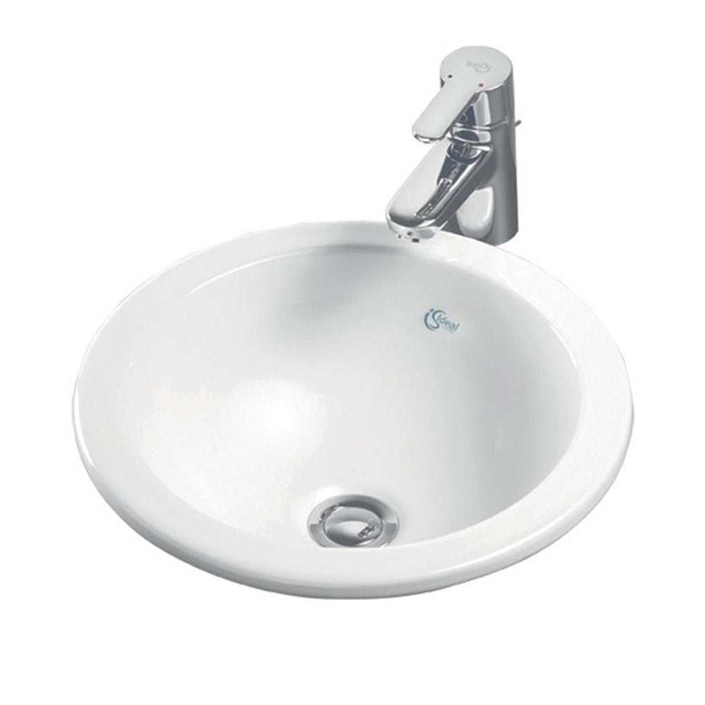 Ideal Standard Concept Sphere 380mm Wide 0 Tap Hole Countertop Basin -