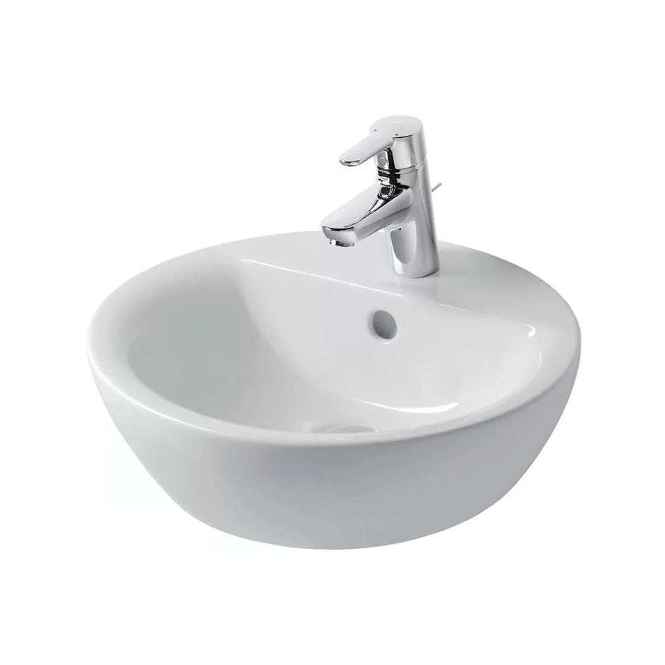 Ideal Standard Concept Sphere 430mm Wide 1 Tap Hole Vessel Basin - E80