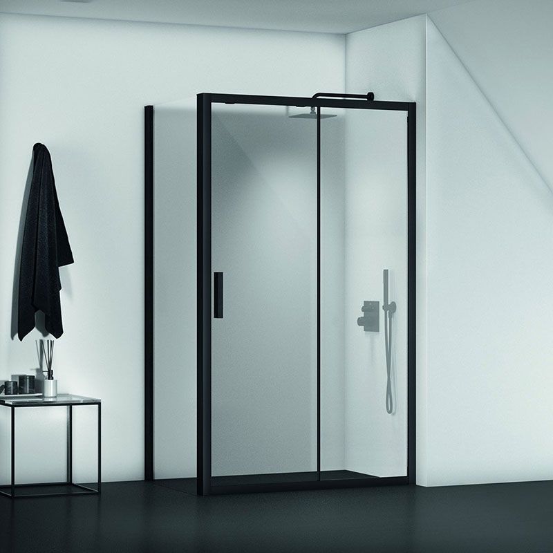 Ideal Standard Connect 2 Slider Door 1200mm - Silk Black - K9396V3 - TAP 'N' SHOWER