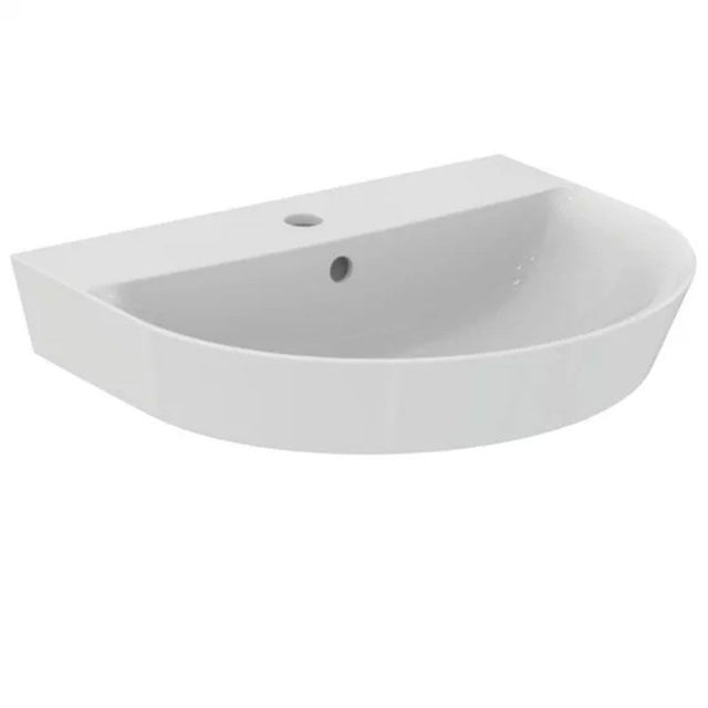 Ideal Standard Connect Air Pedestal Basin With Overflow 550mm - White - E137901 - TAP 'N' SHOWER