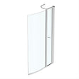 Ideal Standard Connect Air Shower Bath Screen - Bright Silver - E1137EO - TAP 'N' SHOWER