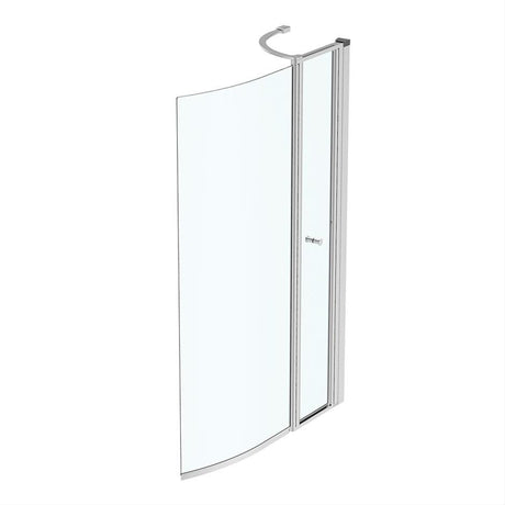Ideal Standard Connect Air Shower Bath Screen - Bright Silver - E1137EO - TAP 'N' SHOWER