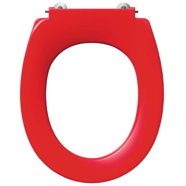 Ideal Standard Contour 21 Toilet Seat - Red - S4059GQ - TAP 'N' SHOWER