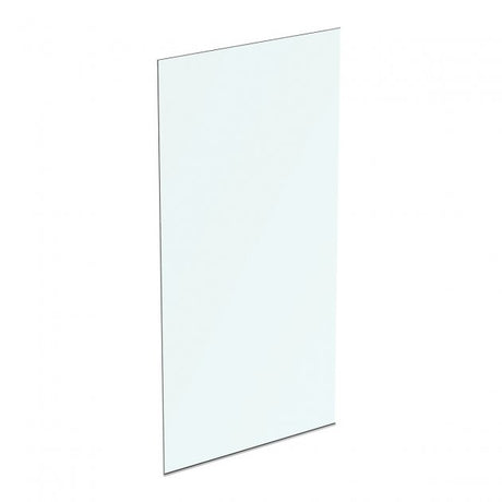 Ideal Standard Dual Access Wetroom Panel W/ Idealclean Clear Glass 1400mm - Bright Silver Finish - T4877EO - TAP 'N' SHOWER