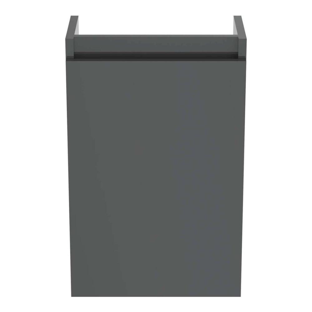 Ideal Standard Eurovit+ 35cm Guest Washbasin Unit with 1 Door - Mid Grey - R0271TI - TAP 'N' SHOWER