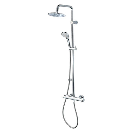 Ideal Standard Freedom Exposed Thermostatic Shower - Chrome - A6290AA - TAP 'N' SHOWER