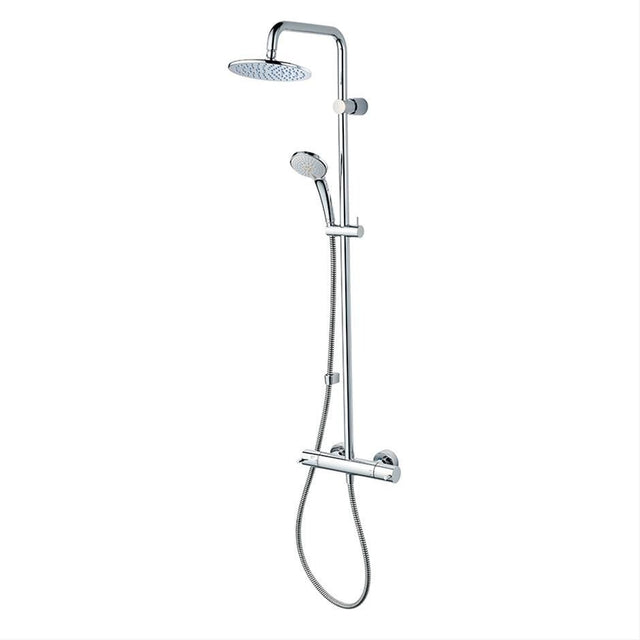 Ideal Standard Freedom Exposed Thermostatic Shower - Chrome - A6290AA - TAP 'N' SHOWER
