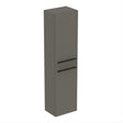 Ideal Standard I.life A 2 Doors Tall Column Unit - Matt Quartz Grey - T5260NG - TAP 'N' SHOWER