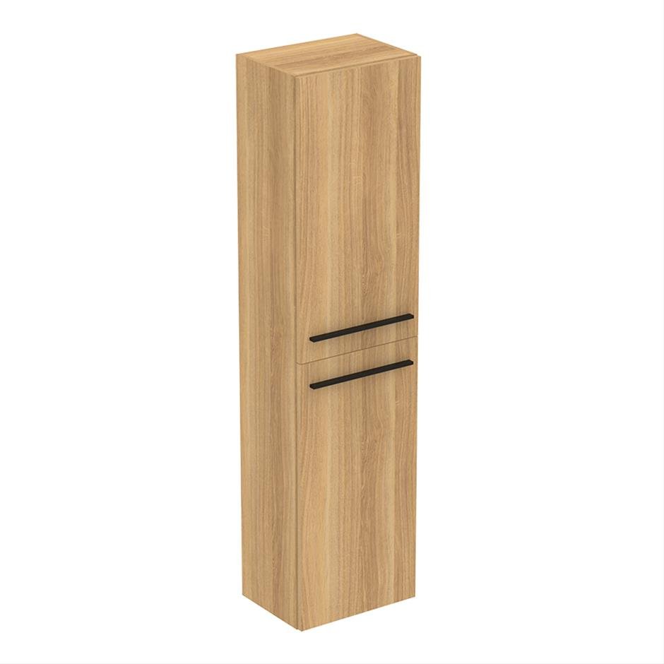 Ideal Standard I.life A 2 Doors Tall Column Unit - Natural Oak - T5260NX - TAP 'N' SHOWER