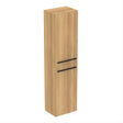 Ideal Standard I.life A 2 Doors Tall Column Unit - Natural Oak - T5260NX - TAP 'N' SHOWER