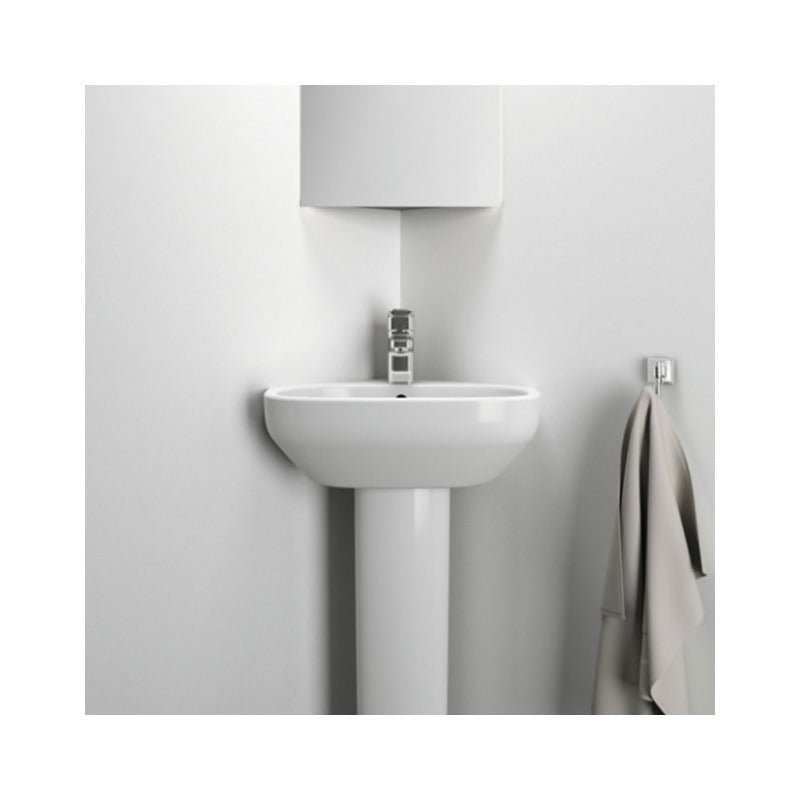 Ideal Standard I.Life A Corner Handrinse Basin ONLY 400mm Wide - White - T471101 - TAP 'N' SHOWER