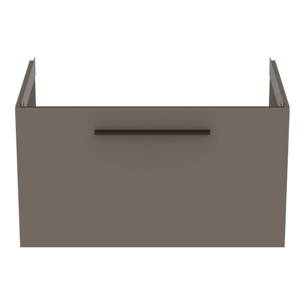 Ideal Standard i.Life B 1 Drawer Vanity Unit 800mm - Matt Quartz Grey - T5271NG - TAP 'N' SHOWER