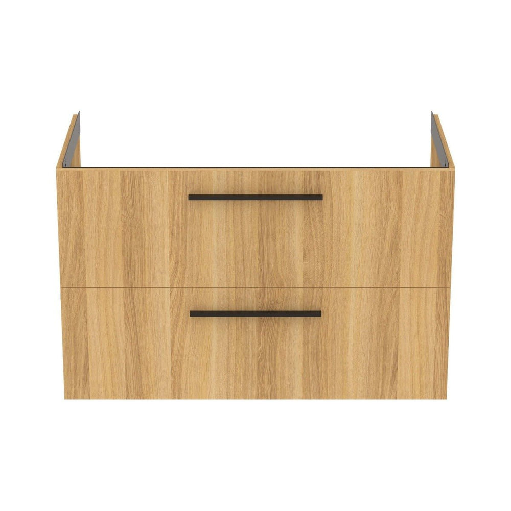 Ideal Standard i.Life B 2 Drawer Vanity Unit 1000mm - Natural Oak - T5276NX - TAP 'N' SHOWER