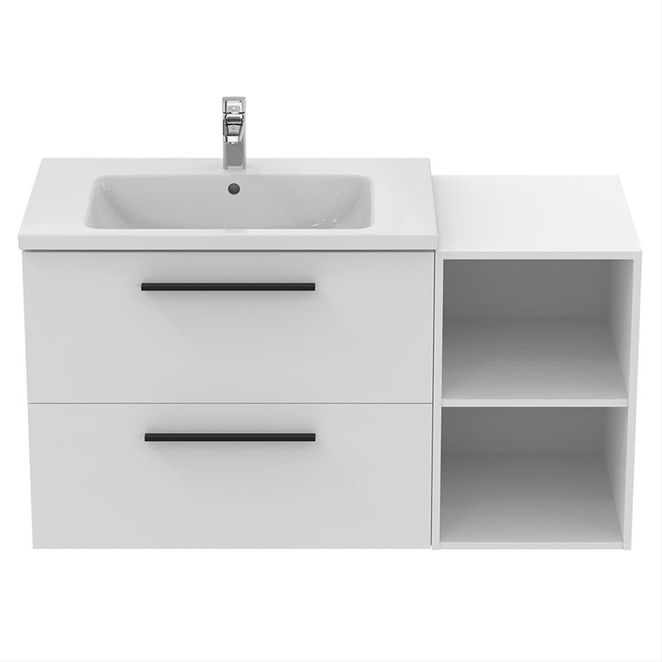 Ideal Standard i.life B Vanity Basin 1 Taphole 81cm - Gloss Grey - T460458 - TAP 'N' SHOWER