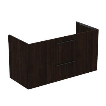 Ideal Standard i.life B Vanity Unit with 2 Horizontal Drawers 1200mm - Coffee Oak - T5514NW - TAP 'N' SHOWER