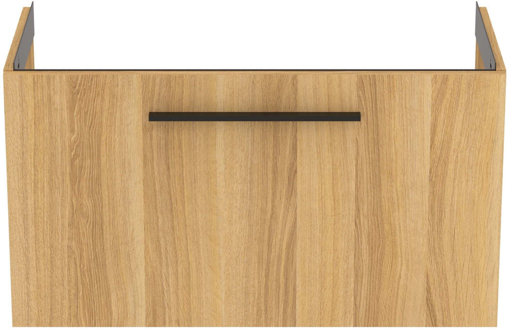 Ideal Standard i.life Compact Wall Hung Vanity Unit 1 Drawer 800mm - Natural Oak - T5294NX - TAP 'N' SHOWER