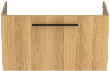 Ideal Standard i.life Compact Wall Hung Vanity Unit 1 Drawer 800mm - Natural Oak - T5294NX - TAP 'N' SHOWER