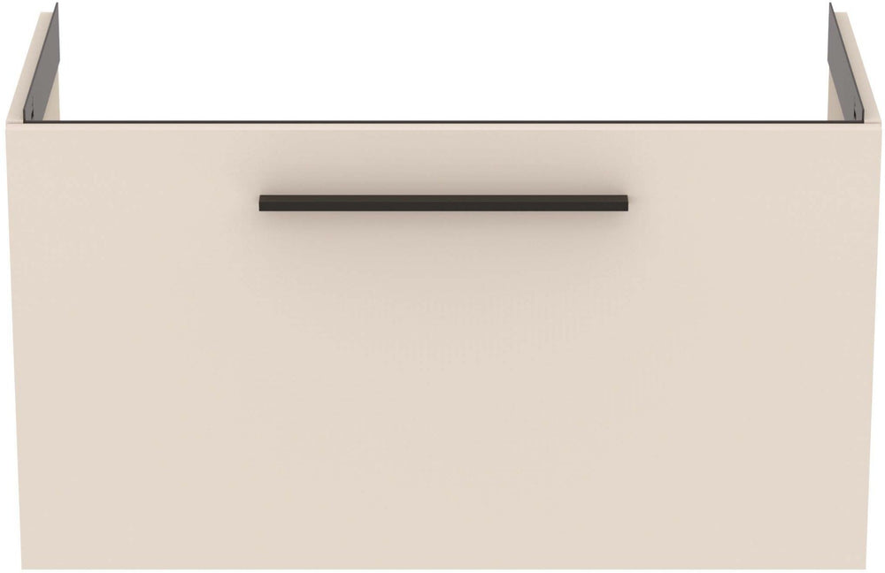 Ideal Standard i.life Compact Wall Hung Vanity Unit 1 Drawer 800mm - Sand Beige Matt - T5294NF - TAP 'N' SHOWER