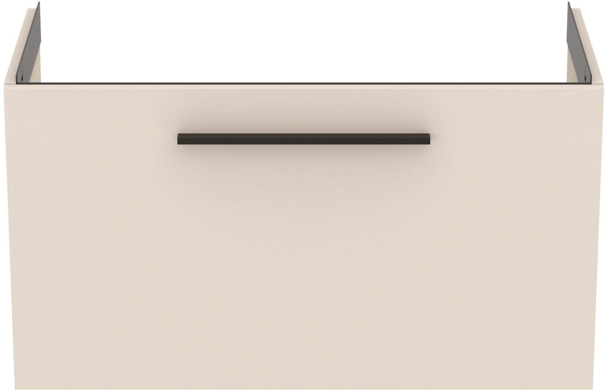 Ideal Standard i.life Compact Wall Hung Vanity Unit 1 Drawer 800mm - Sand Beige Matt - T5294NF - TAP 'N' SHOWER