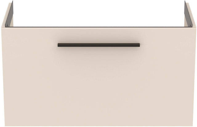 Ideal Standard i.life Compact Wall Hung Vanity Unit 1 Drawer 800mm - Sand Beige Matt - T5294NF - TAP 'N' SHOWER
