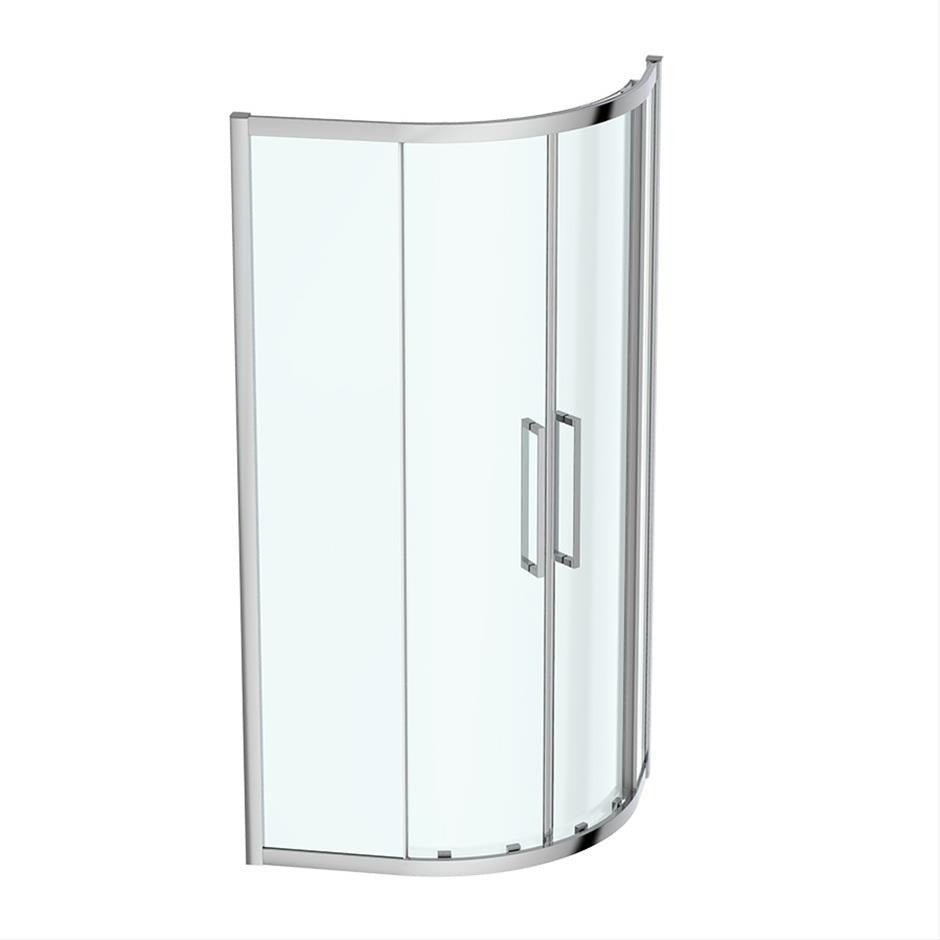 Ideal Standard I.life Offset Quadrant Enclosure W/ Idealclean Clear Glass 1000mm X 800mm - T4962EO - TAP 'N' SHOWER